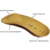 Emsold *Left* Emsold Thin Orthotic Metatarsal Pad Deep Heel Semi-Rigid