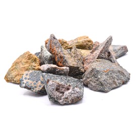 HQRP 5PCs Ocean Sea Kabamby Jasper Rough Stones Natural Orbicular Orbs Multicolor Gemstone Crystal Mineral Raw Specimen for Cabbing - Madagascar