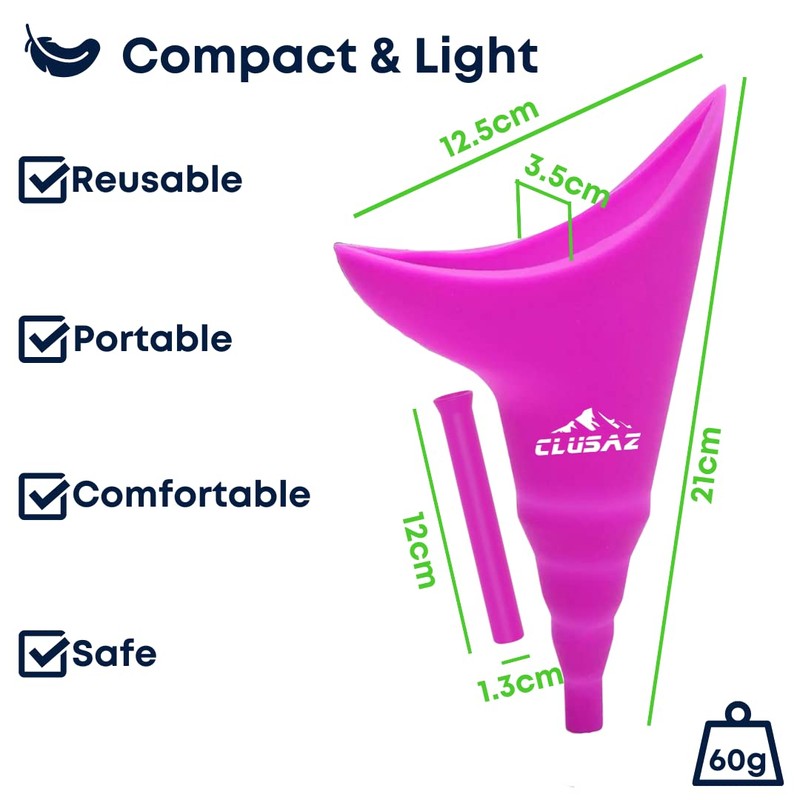 CLUSAZ Urinella - Female Urinal Safe & Discreet Standing to