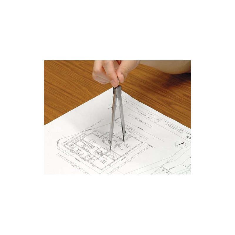 Shinwa Sokutei Divider for Drafting B 6.1 inches (155 mm)