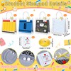 24 Pack Back to School Gift Bags Bulk, Clear PVC