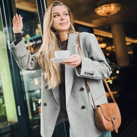 DRAKENSBERG Small Shoulder Bag 'Sally' High-Quality Women's Handbag and Saddle Bag Made of Cowhide Leather, 2L, Cognac Brown, DR00464, Cognac-brown