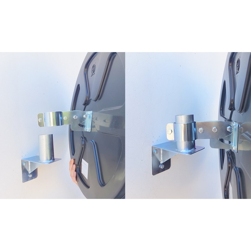 WBCM-60 Wall mount adapter for convex mirrors with fixing bracket