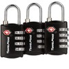 3-Pack TSA Luggage Lock with 4-Digit Combination | Set-Your-Own Padlock
