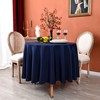 MEANMOY Navy Blue 210 GSM Water & Stain Resistant Round
