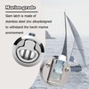 Boat Slam Latch 2" Lift Handle Deck Hatch Marine Grade