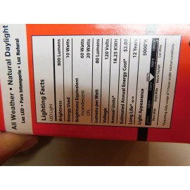 Pass & Seymour LED 10 Watt 120V Landscape Lighting Bullet Up Light White Commercial all weather