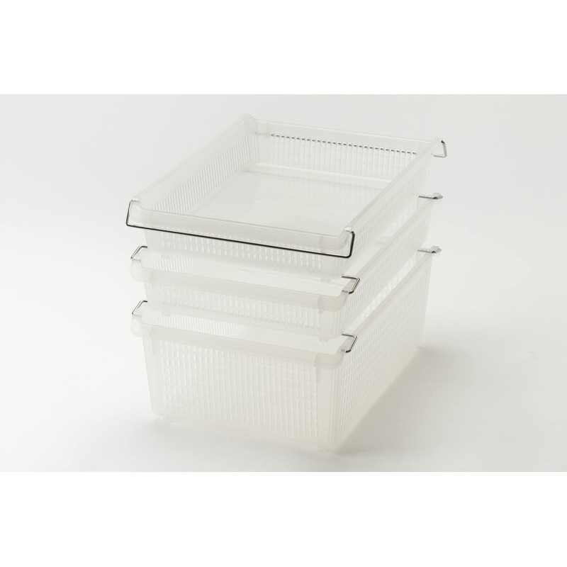 ITOCHU Retail Link Stack Tray with Metal Handle, Deep Small,