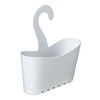 TATAY Polypropylene shower basket with hooks, multifunctional basket, allows you
