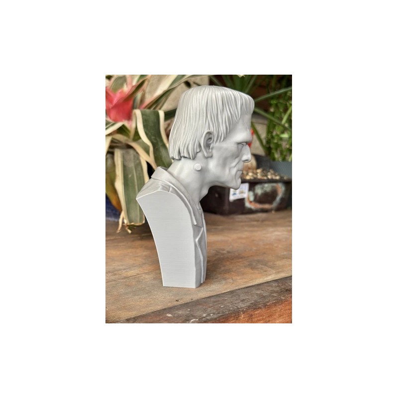 Universal Monsters Frankenstein Monster 3D Printed Bust Statue 6.5 Inches