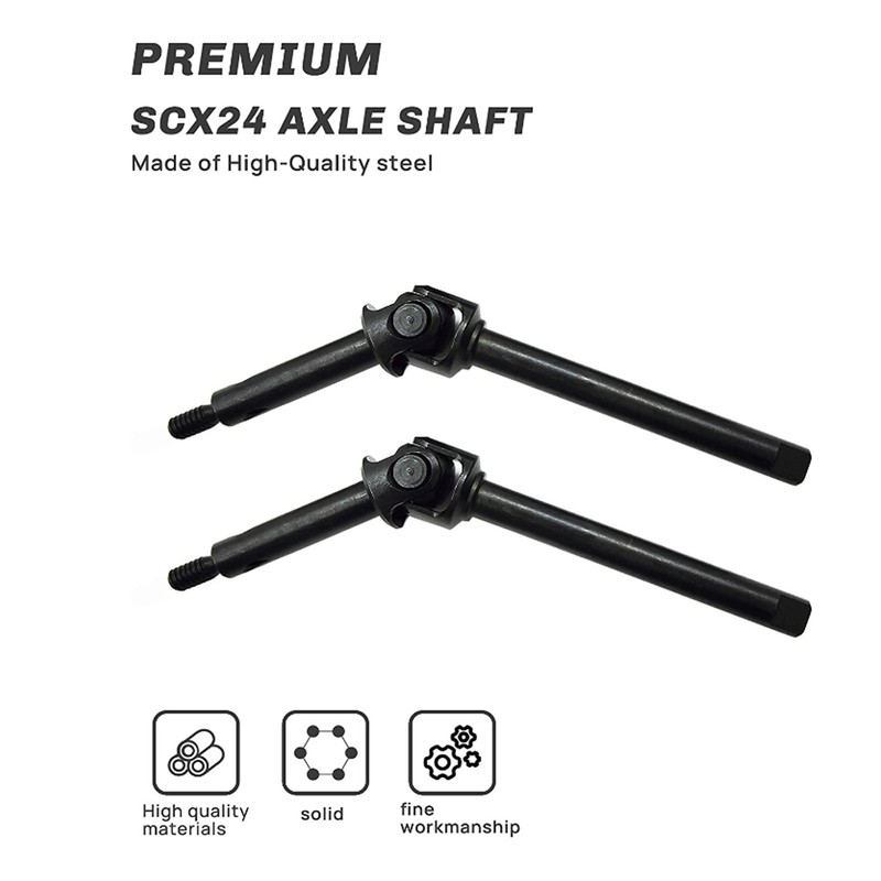 2PCS Steel Drive Shaft Front Rear Transverse Drive Shaft for