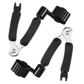 Guitar String Winder,2 PCS 3-In-1 Guitar String Winder Cutter and Bridge Pin Puller Guitar Repair Tools Acoustic Electric Guitar String Winder Tool for Guitar,Bass,Violin,Ukulele