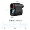 SEIWEI Black Portable Laser Distance Finder High Precision Telescope 6X