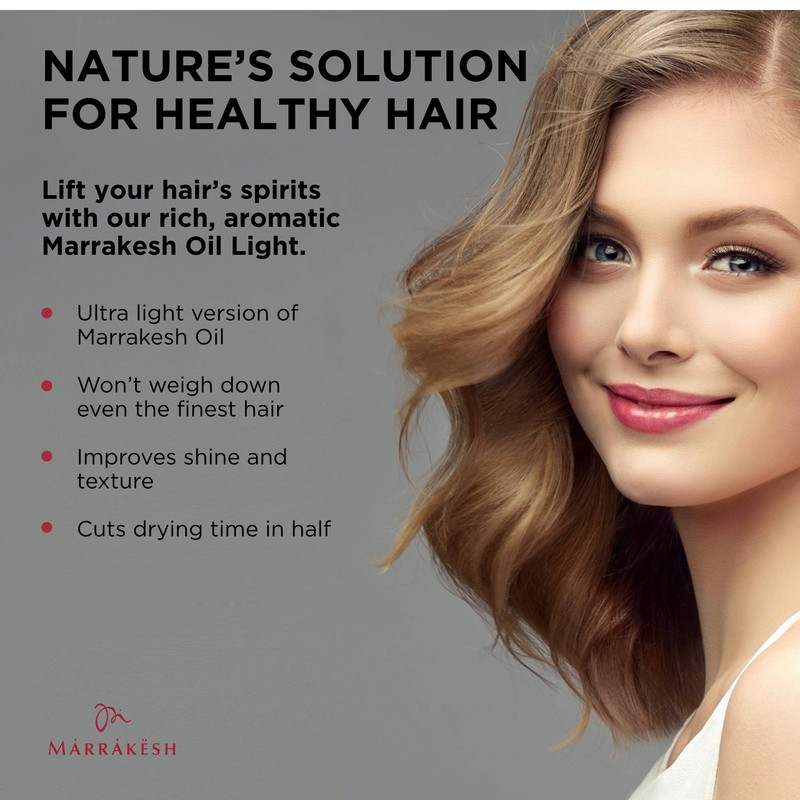 Marrakesh Oil Light Hair Styling Elixir, Original 60 ml