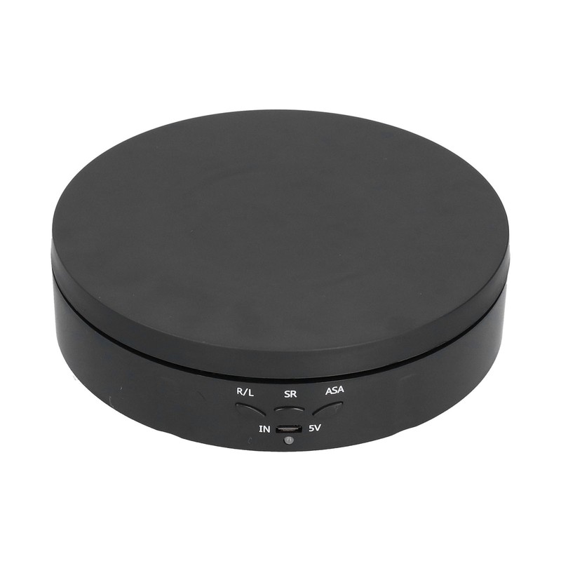 145mm 360° Round Auto Rotating Display Stand 3 Speed Control