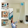 Cobweb Duster with Extension Pole，Medium Stiff Bristles Cobweb Duster Head