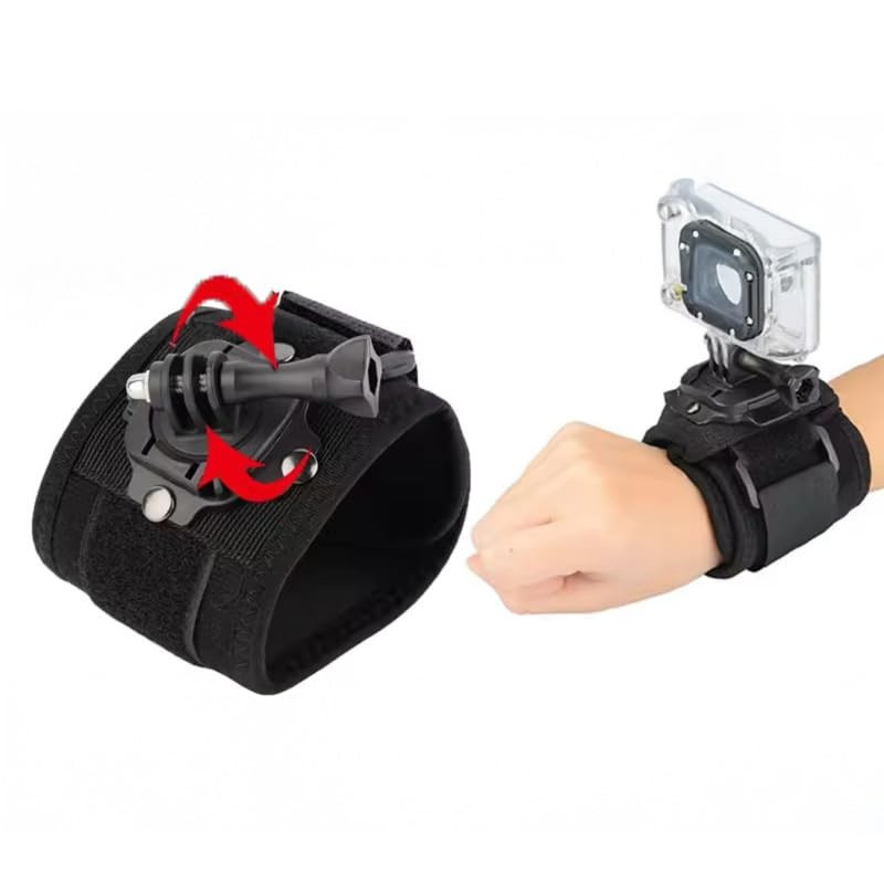 Audiophan Adapter Comfortable POV/Vlog Neck Holder Mount Headstrap 360° Rotation