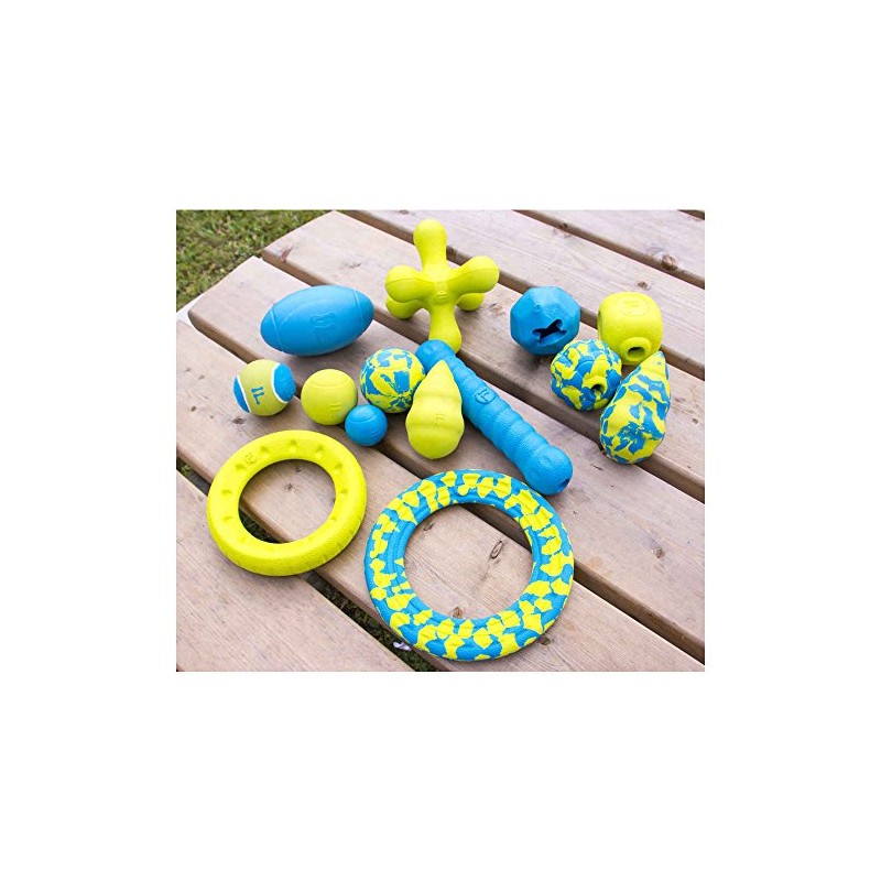 Foaber Bounce Dog Toy, Medium, Blue