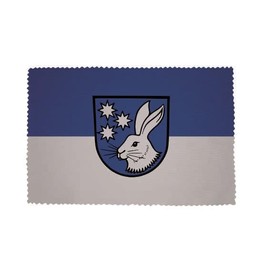 U24 Brillenputztuch Reilingen Fahne Flagge Glasreinigungstuch Microfasertuch