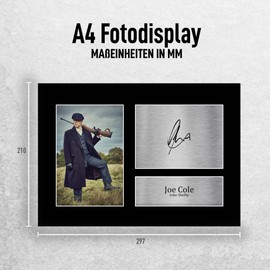 HWC Trading A4 Joe Cole Peaky Blinders John Gifts Printed Signed Autograph Picture For TV Show Fans