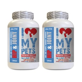 I LOVE MY PETS LLC Joint Pain Cats - PET Hip and Joint Support - Dogs and Cats - Healthy Formula - glucosamine for Cats - 240 Treats (2 Bottles)