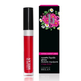 Helan I Colori von Helan Lippenstift, langanhaltend, flüssig, glänzend, kein Kleben, feuchtigkeitsspendender Lippenbalsam mit Rizinusöl und Sheabutter, Make-up 2,5 ml