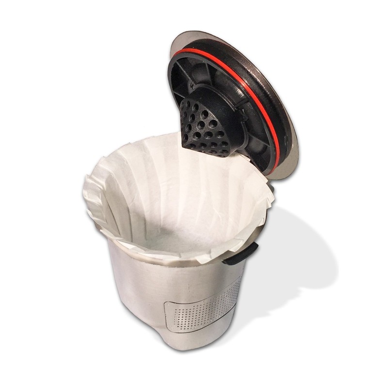 Ekobrew Universal Optional Paper Filters for Refillable K-cups for Keurig