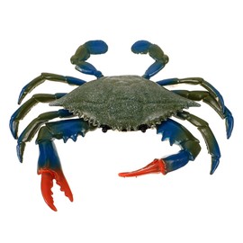 UPKOCH Cangrejo De Alta Simulación Azul Juguete Acuático Realista para Modelo De Criatura Marina para Jugar La Playa y Aprender sobre Animales Marinos