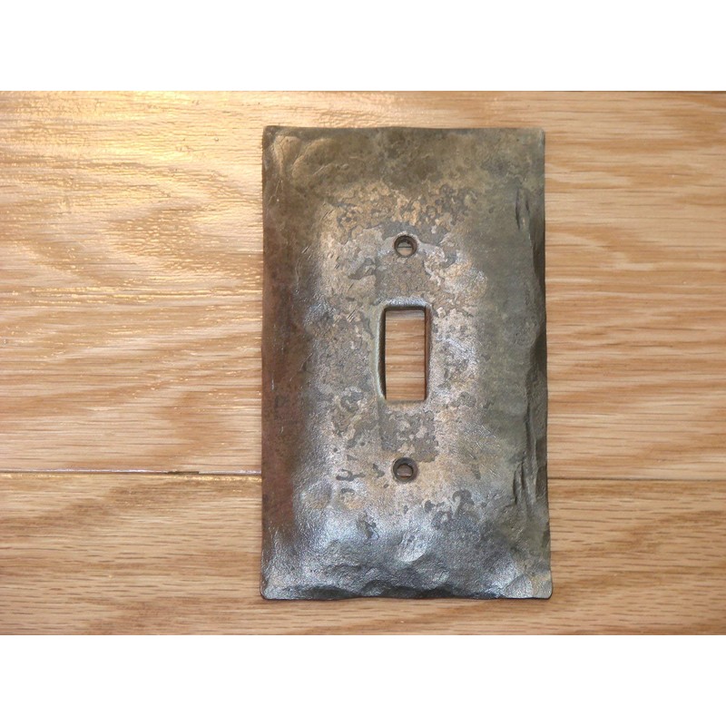 Forged Pebble textured light switch plate