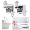 Triangle Hinge for Toilet Lid Reliable Slow Fall Toilet Seat