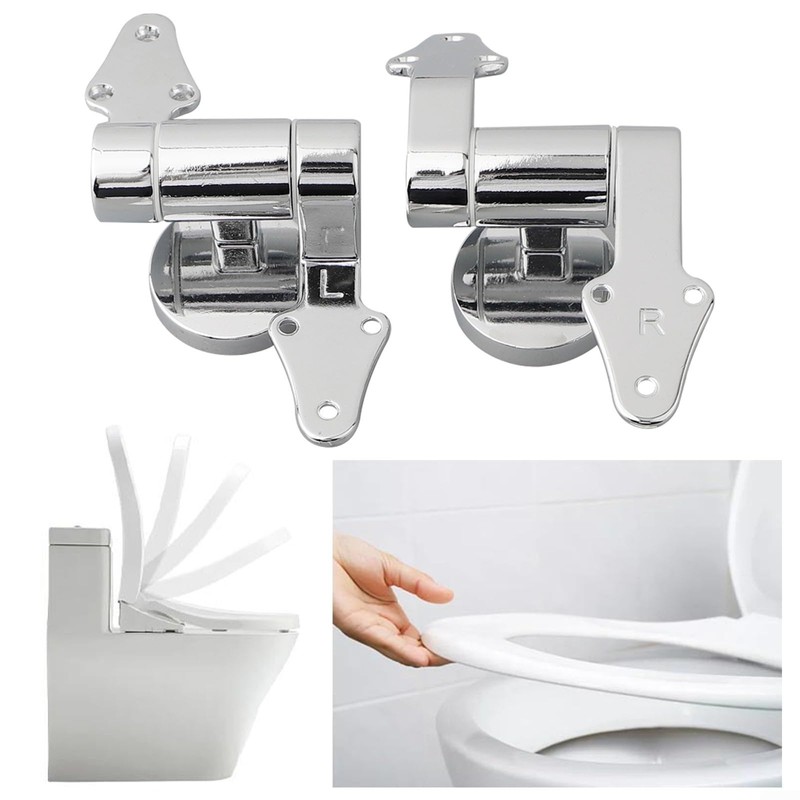 Triangle Hinge for Toilet Lid Reliable Slow Fall Toilet Seat