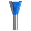HARFINGTON Dovetail Router Bit 1/2" Shank 1-1/4" Dia Tungsten Carbide