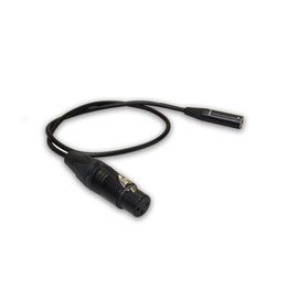Peaklite PL-C15 Mini XLR Adapter Cable for Blackmagic Pocket Cinema Camera BMPCC 4K BMPCC 6K BMPCC 6K PRO Cameras, Video Assist Monitor, Canon C70, ARRI ALEXA35 AEM-1 Audio Extension Module