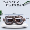 Rubonarie Motorcycle Goggles, Motorcycle, Cycling Sports Goggles (Clear)