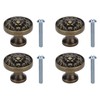 4Set Lion Head Zinc Alloy Cabinet Door Handle Modern Antique