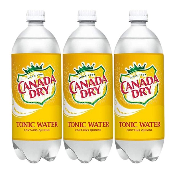 Canada Dry Tonic Water, 33.8 Oz, Pack of 3