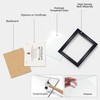 JackMa Diploma Frame | Certificate Frame with HD Tempered Glass,