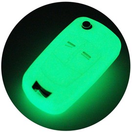 Finest Folia Schlssel Hlle OB fr 2 Tasten Auto Schlssel Silikon Cover - Finest Folia (Nachtleuchtend)