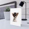 DistinctInk Greeting Card/Note Card - Toy Fox Terrier Puppy Graduation