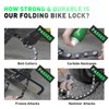 Electric Scooter Lock with Bag - Heavy Duty Folding Bike