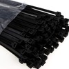 enTie Black Cable Ties 4.8mm x 300mm Nylon 66 UL