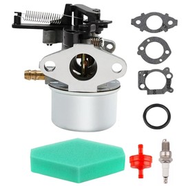 Dylawnio 591137 190cc Carburetor for Troy Bil Pressure Washer 7.75 Hp 8.75 Hp 8.5Hp Engine 775ex 850ex 875ex 875exi BS 2700 3100 PSI 590948 796608 594287 Lawn Mower 795066 Air Filter