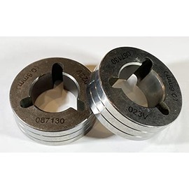 2-PK Drive Roll Replacement For Miller Millermatic 200/210/212/250/251/252/DVI/Pulser/Vintage (V-Groove .023" 2-PK)