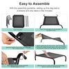 SIEMOUR Cooling Elevated Dog Bed Cot for Small Dogs, Outdoor