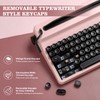 YUNZII QL75 Wireless Typewriter Hot Swap Retro Mechanical Keyboard,Punk Round