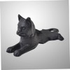 STOBOK Cast Iron Cat Shape Door Stopper Heavy Duty Wedge