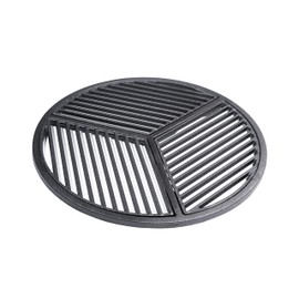 Craycort Pre-Seasoned Modular Cast Iron Grate, Fits 18.5" Grills Like Jumbo Joe, Heavy-Duty Grate for Superior Heat Retention & Even Cooking