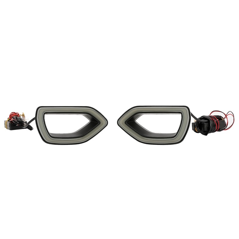 HECASA Grille Lights LED Compatible with 2015-2019 Dodge Charger SRT/Scat