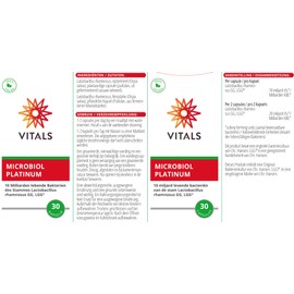 Vitals - Microbiol Platinum 30 Capsules Highest Dose of Lactobacillus rhamnosus