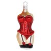 Inge Glas 68422-1 75B Glass Ornament Hand-Blown and Hand-Painted 12